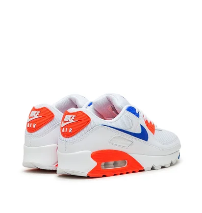 Nike WMNS Air Max 90 (Weiß / Blau / Orange)
