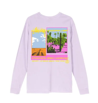 Stüssy Palm Desert Longsleeve (Lila)