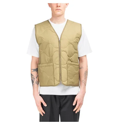 Stüssy Quilted Liner Vest (Khaki)