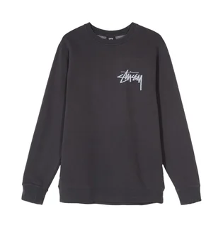 Stüssy Stock Pig. Dyed Crew (Schwarz)