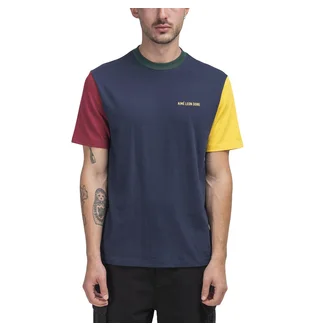 Aimé Leon Dore Color Blocked Logo Tee (Navy)