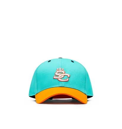 Sneacast Dolphins Cap (Orange / Aqua)