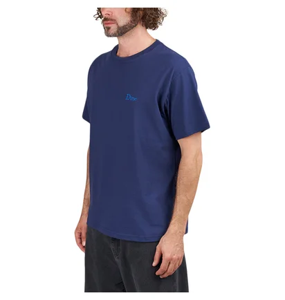 Dime Classic Small Logo T-Shirt (Navy)