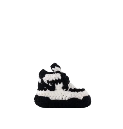 Baby Sneakers AJ1 (Schwarz / Weiss)