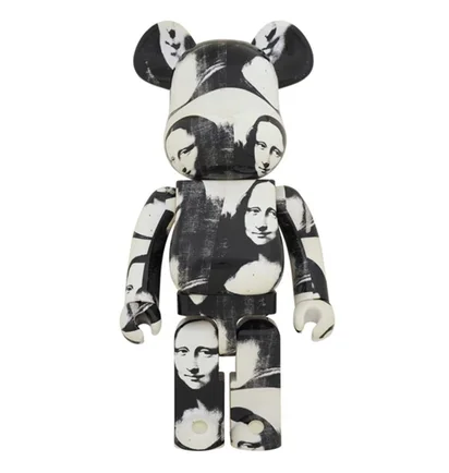 Medicom 1000% Andy Warhol Mona Lisa Be@rbrick Toy