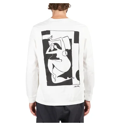 Parra Rest Day Long Sleeve T-Shirt (Weiß)
