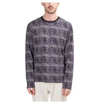 Stüssy Cuzco Longsleeve (Lila / Schwarz)