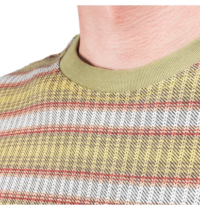 Stüssy Ombre Stripe Tee (Olive)