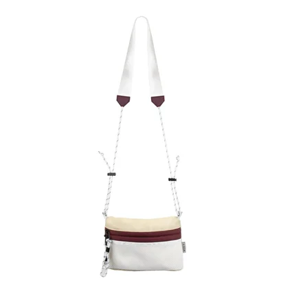 Taikan Sacoche Small Bag (Creme / Weiß / Rot)
