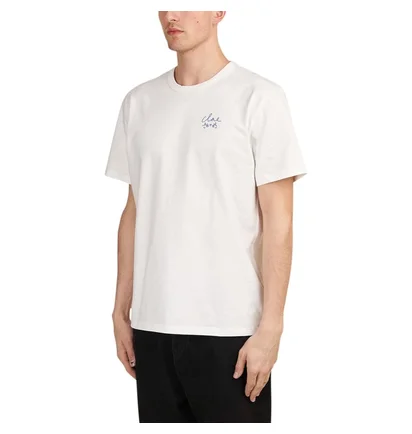 Clae x Lucas Beaufort T-Shirt (Weiß / Blau)