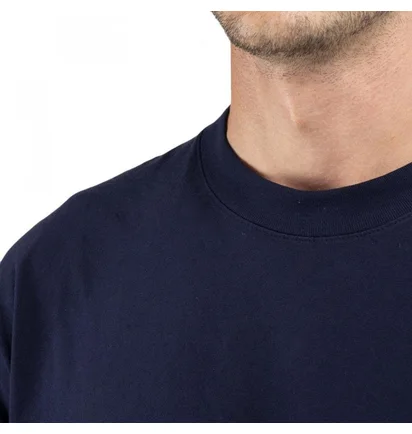 Dime Classic Logo Embroidered T-Shirt (Navy)