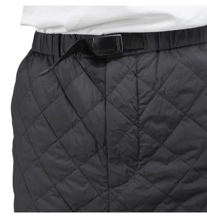 Snow Peak Recyled Nylon Ripstop Down Pants (Schwarz)