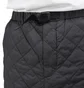 Snow Peak Recyled Nylon Ripstop Down Pants (Schwarz)