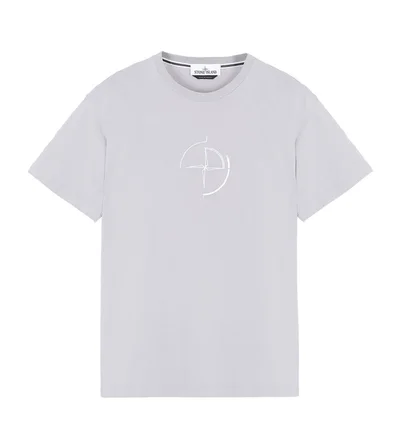 Stone Island 'Data Scan' T-Shirt (Grau)