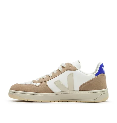 Veja V-10 Chromefree Leather (Weiß / Beige)