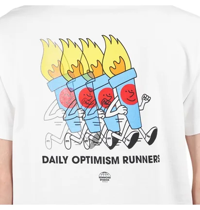 Edmmond Studios Daily Optimism Tee (Weiß)
