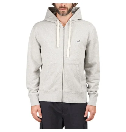 Edmmond Studios Duck Patch Zip Hoodie (Grau)