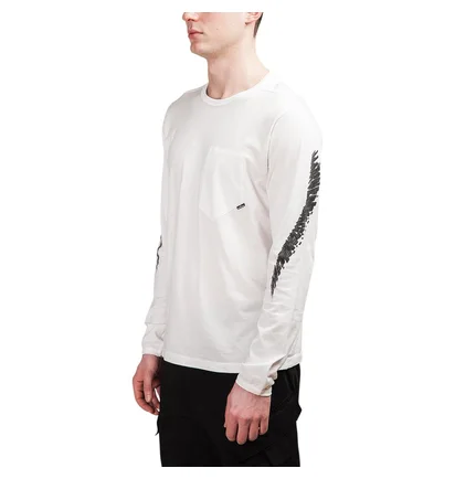 Stone Island Shadow Project Long Sleeve ''CXADO 7019'' (Weiß)