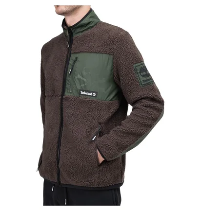 Timberland x Mastermind Fleece Jacket (Dunkelbraun / Grün)