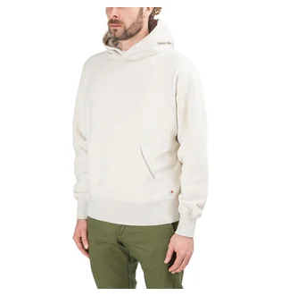 Edwin Raglan-Sleeve Hoodie (Cremefarbe)