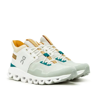 On Cloud Hi Edge (Weiß / Beige / Grün)