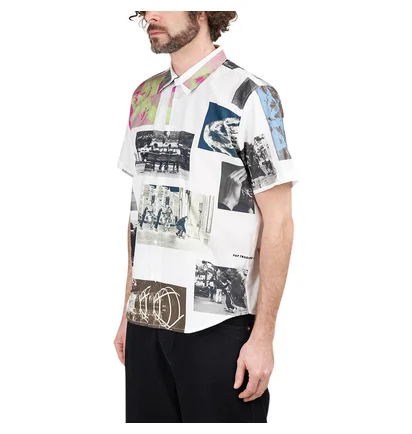 Pop Trading Company Hugo Snelooper Shirt (Weiß / Multi)