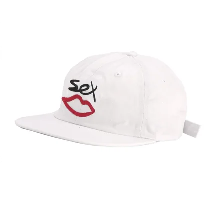 Sex Skateboards Sex Logo 6 Panel Cap (Weiß)