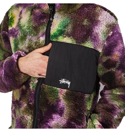 Stüssy Reversible Micro Fleece Jacket (Multi)