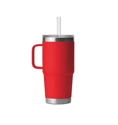 Yeti Rambler 25oz (739ml) Straw Mug (Rot)
