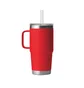 Yeti Rambler 25oz (739ml) Straw Mug (Rot)