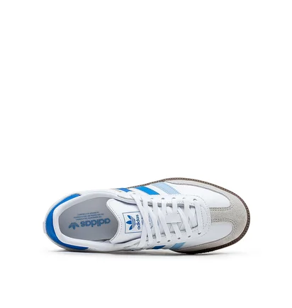 adidas JUNIOR Samba OG (Weiss / Blau)
