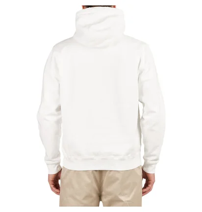 Parra Bird Face Font Hooded Sweatshirt (Weiß)