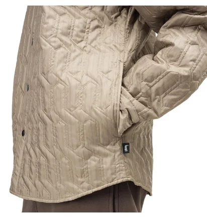 Stüssy Quilted Insulated Shirt (Beige)