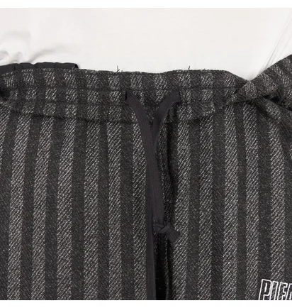 Pleasures Control Striped Easy Pants (Schwarz)