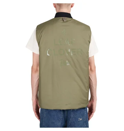 Converse x Patta Four-Leaf Clover Utility Reversible Padded Vest (Braun)