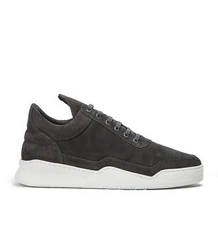 Filling Pieces Low Top Ghost Waxed Suede (Dunkelgrau)