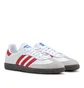 adidas Samba OG (Weiß / Rot / Grau)