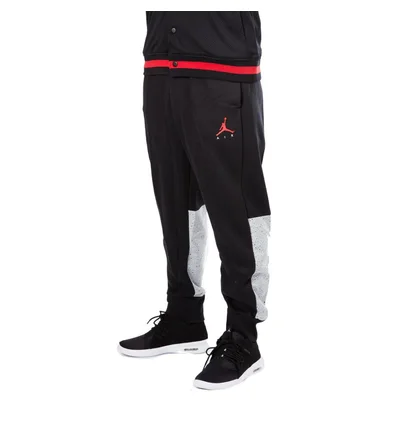 Nike Air Jordan Flight Fleece Cement Pants (Schwarz / Grau)