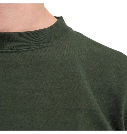 Snow Peak Heavy Cotton Garment Dyed Crewneck (Dunkelgrün)