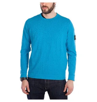 Stone Island Knitwear Crewneck (Blau)