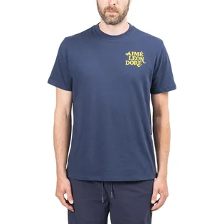 Aimé Leon Dore 70s Graphic Flocked T-Shirt (Navy)