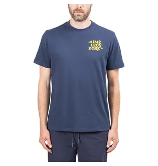 Aimé Leon Dore 70s Graphic Flocked T-Shirt (Navy)