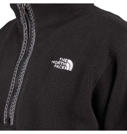 The North Face 1/4 Zip Pullover-Fleece (Schwarz)
