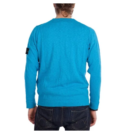 Stone Island Knitwear Crewneck (Blau)