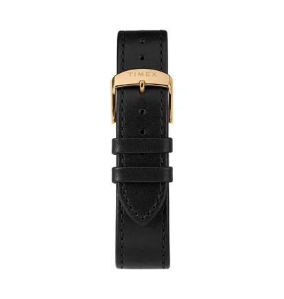 Timex Archive Marlin Automatic 40mm Leather Strap (Schwarz / Gold)