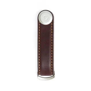 Orbitkey Leather Key Organiser (Dunkelbraun)