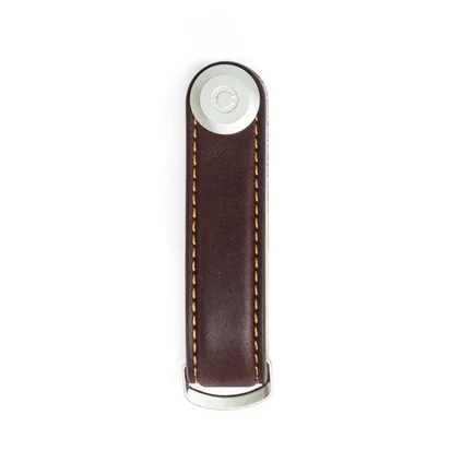 Orbitkey Leather Key Organiser (Dunkelbraun)
