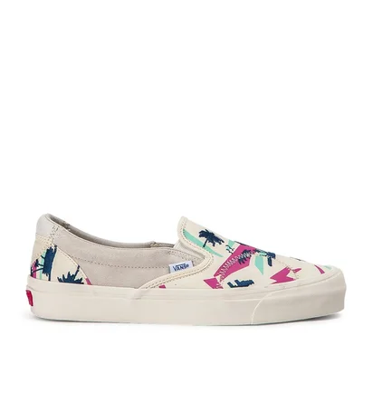 Vans Classic Slip-On Bricolage LX ''Embroidered Palm'' (Beige)