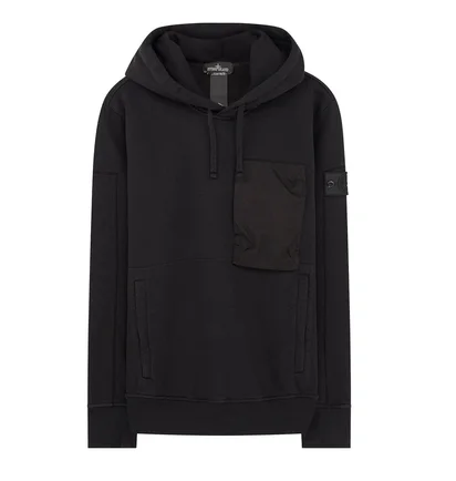 Stone Island Shadow Project Hooded Sweatshirt (Schwarz)