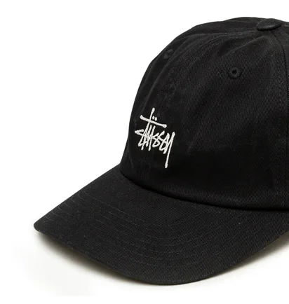 Stüssy Stock Low Pro Cap (Schwarz)